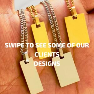 CUBAN TAG NECKLACES - UNISEX